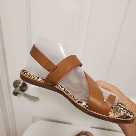 EC Crown Vintage Aaliya Brown Leather Sandals Size 9, Casual - Picture 6 of 15